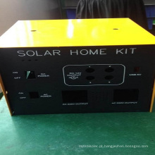 Kits Solar, kits de casa Solar, sistema de energia Mini Solar Home com carga USB, fãs, telefone.